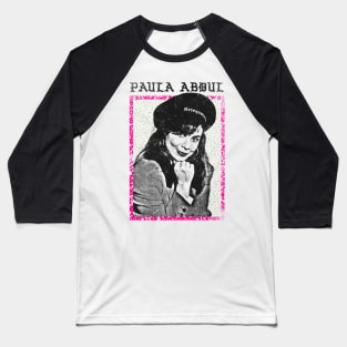 Paula Abdul / 80s Vintage Aesthetic Baseball T-Shirt